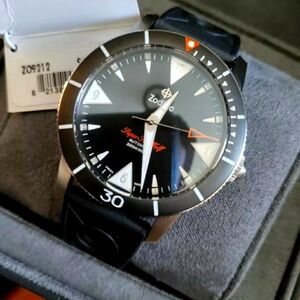ZODIAC Super Sea Wolf 53 Skin Diver Swiss Automatic Dive Watch ZO9212 LNIB